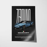 Zerouno Duerta Car Poster