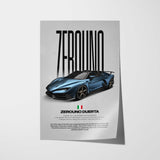 Zerouno Duerta Car Poster
