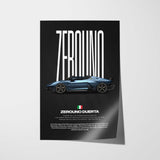 Zerouno Duerta Car Poster