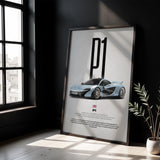 P1 Car Poster
