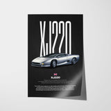 XJ220 Car Poster