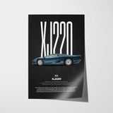 XJ220 Car Poster