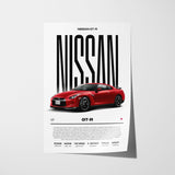 Nissan GT-R Poster