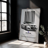 Maloo R8 Car Poster