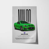 Maloo R8 Car Poster