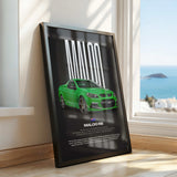 Maloo R8 Car Poster
