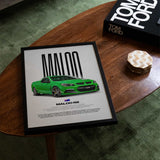 Maloo R8 Car Poster
