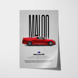 Maloo R8 Car Poster