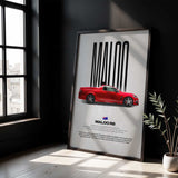 Maloo R8 Car Poster