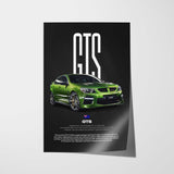 GTS Car Poster