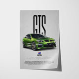 GTS Car Poster