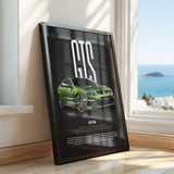 GTS Car Poster