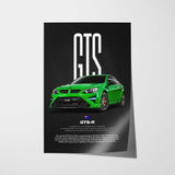 GTS-R Car Poster