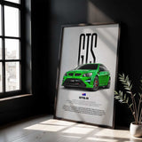 GTS-R Car Poster