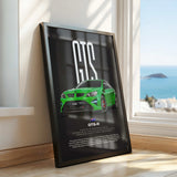 GTS-R Car Poster