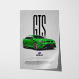 GTS-R Car Poster