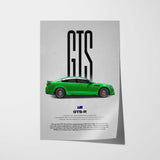 GTS-R Car Poster
