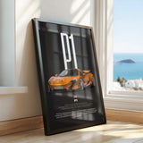 P1 Car Poster