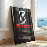 GTS Car Poster