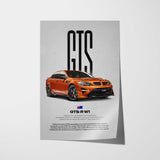 GTS-R W1 Car Poster