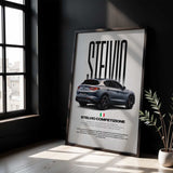 Stelvio Competizione Car Poster