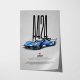 A424 Car Poster