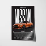 Nissan GT-R Poster