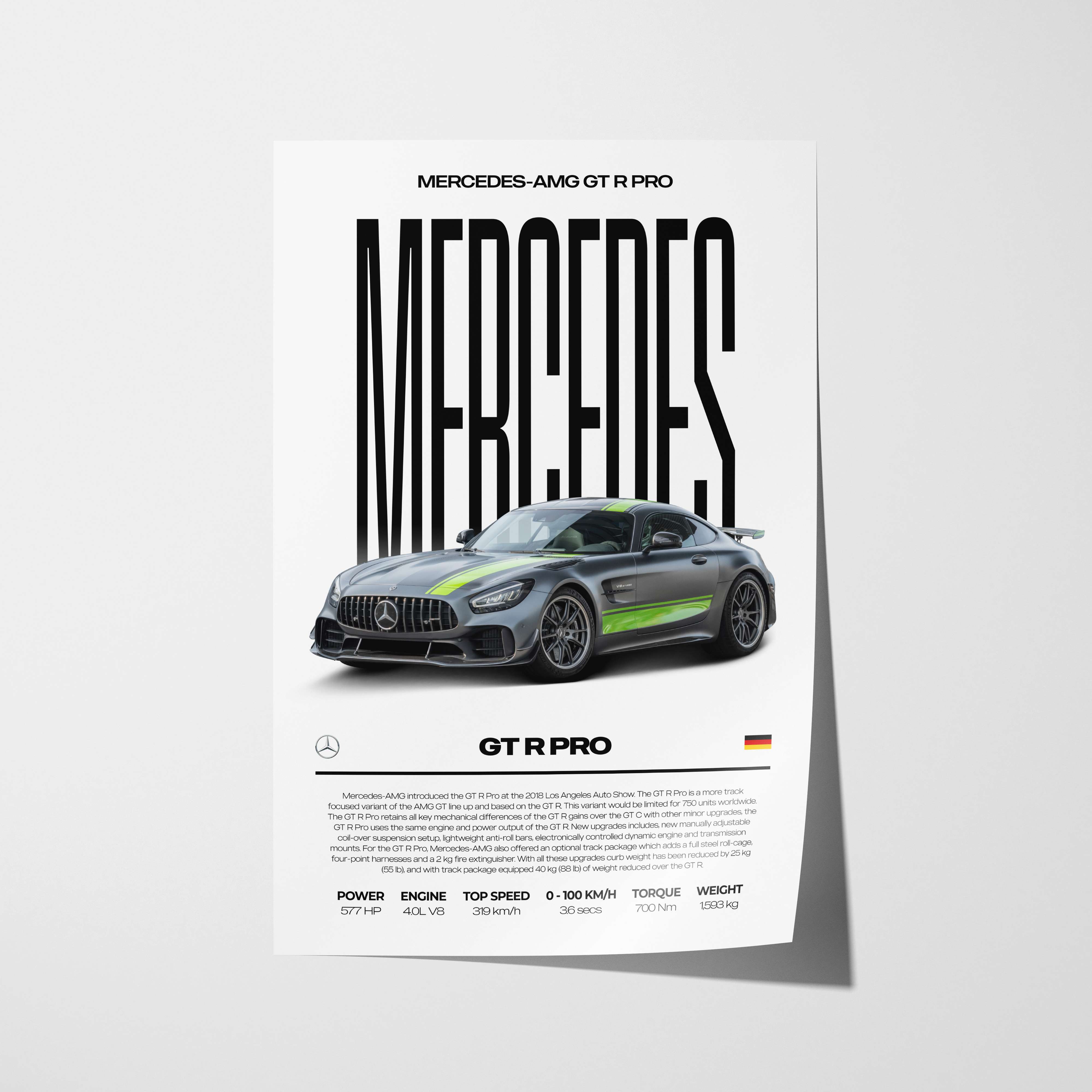 Mercedes-AMG GT R Pro Poster