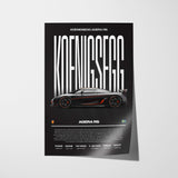 Koenigsegg Agera RS Poster