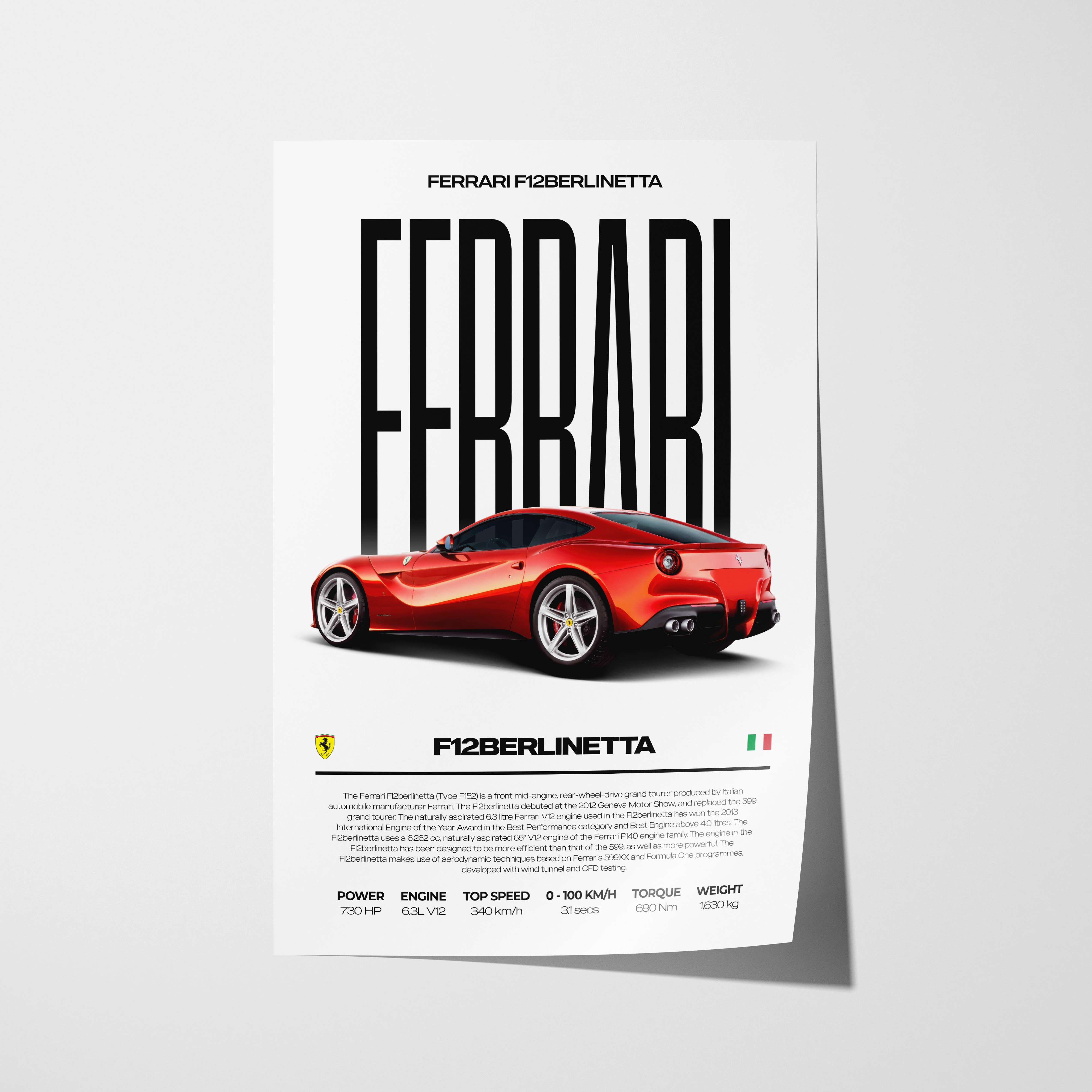 Ferrari F12berlinetta Poster