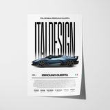 Italdesign Zerouno Duerta Poster