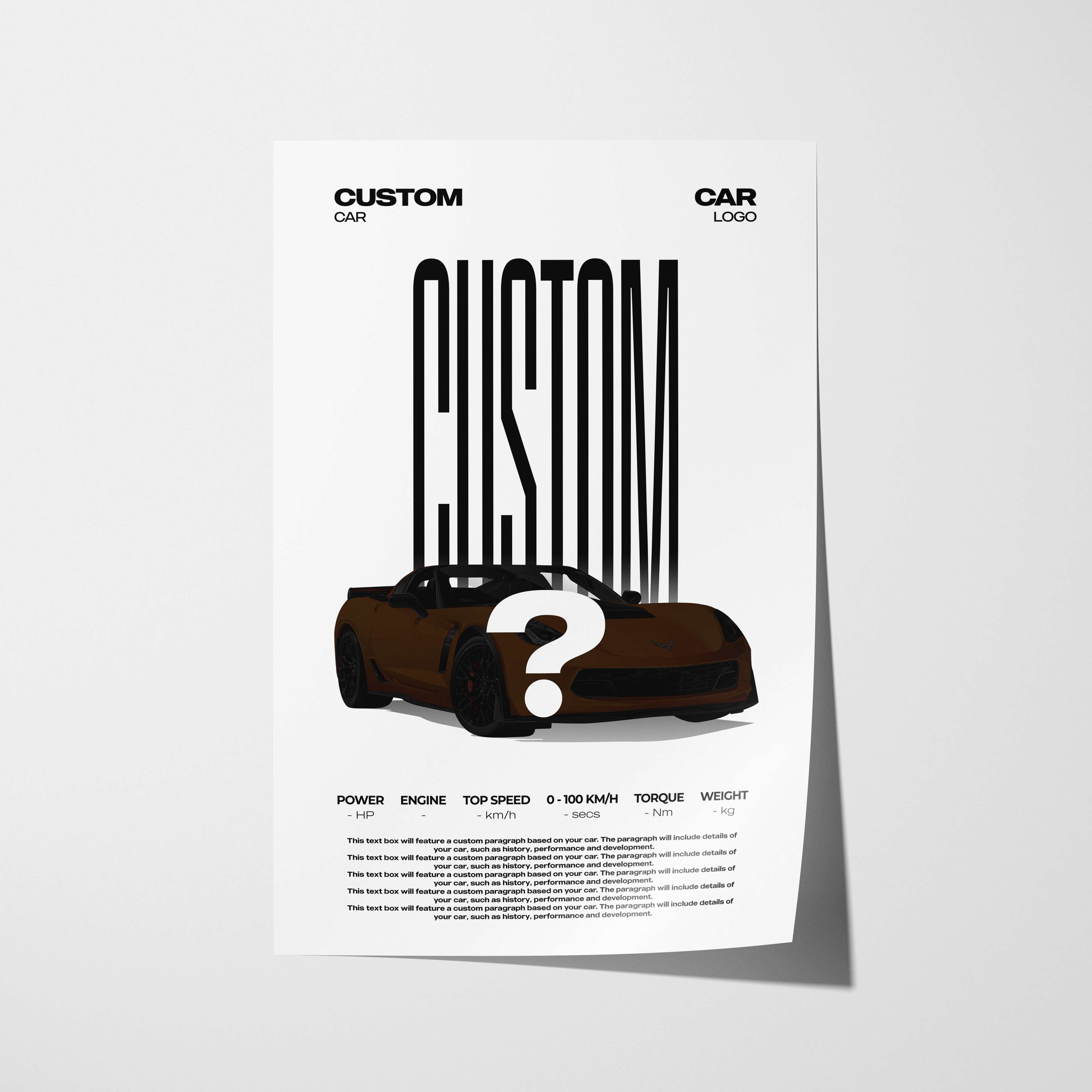 Custom Car Illustration Artwork – Artist Handmade