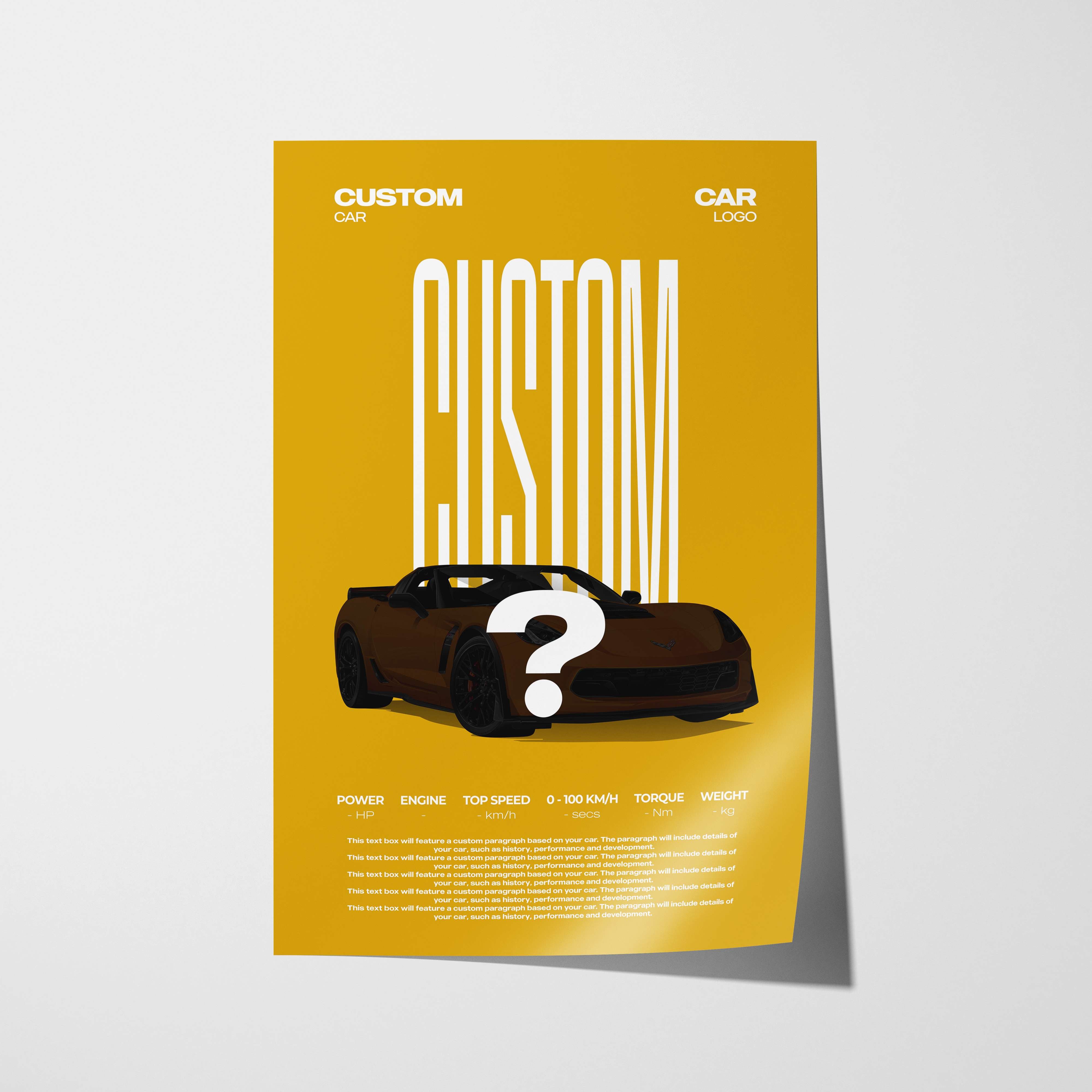 Custom Car Illustration Artwork – Artist Handmade