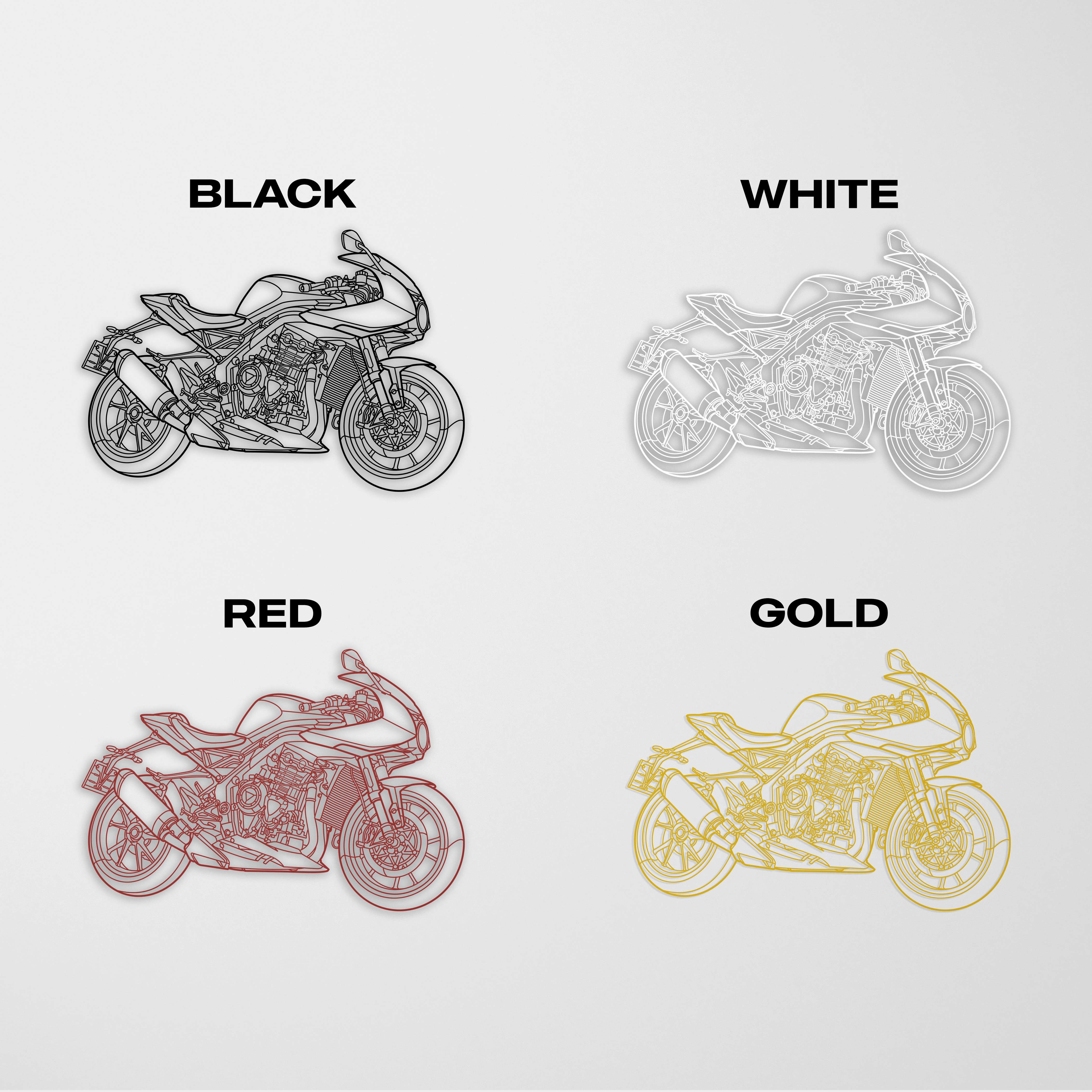 Custom Motorcycle Metal Art - Precision-Cut & Designed by Hand