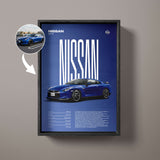 Editorial Custom Car Poster – Artist Handmade