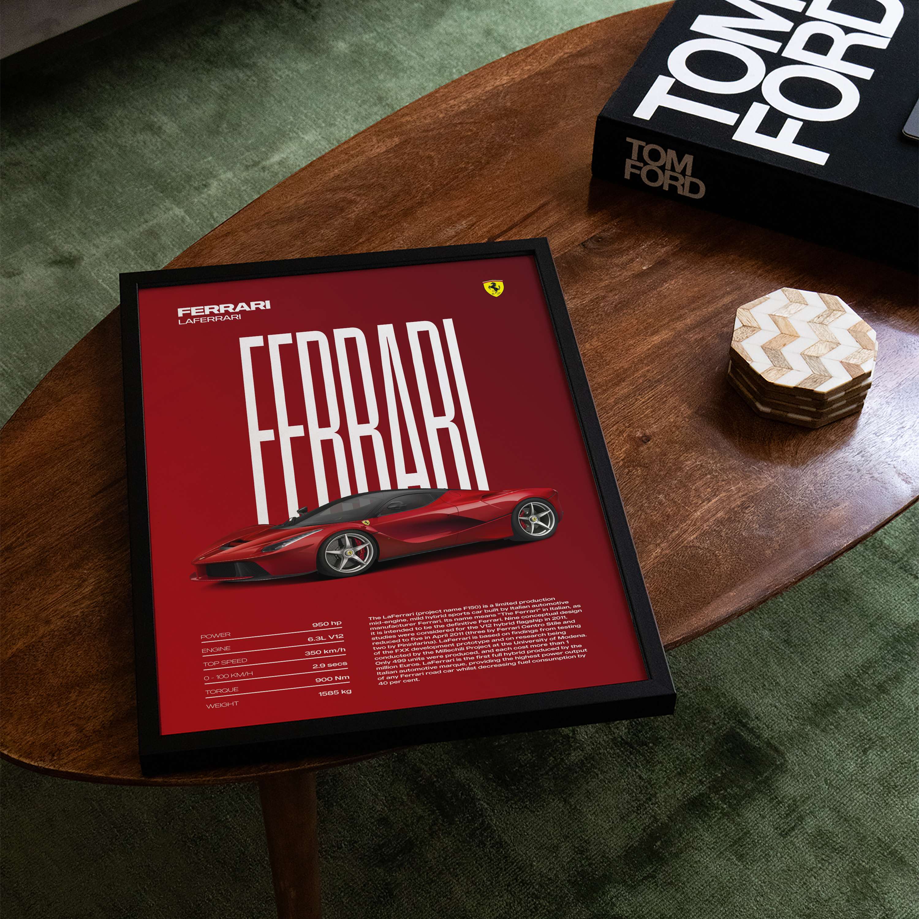 Editorial Custom Car Poster – Artist Handmade