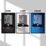 Modern Custom Car Poster – Artist Handmade