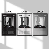 Editorial Custom Car Poster – Artist Handmade