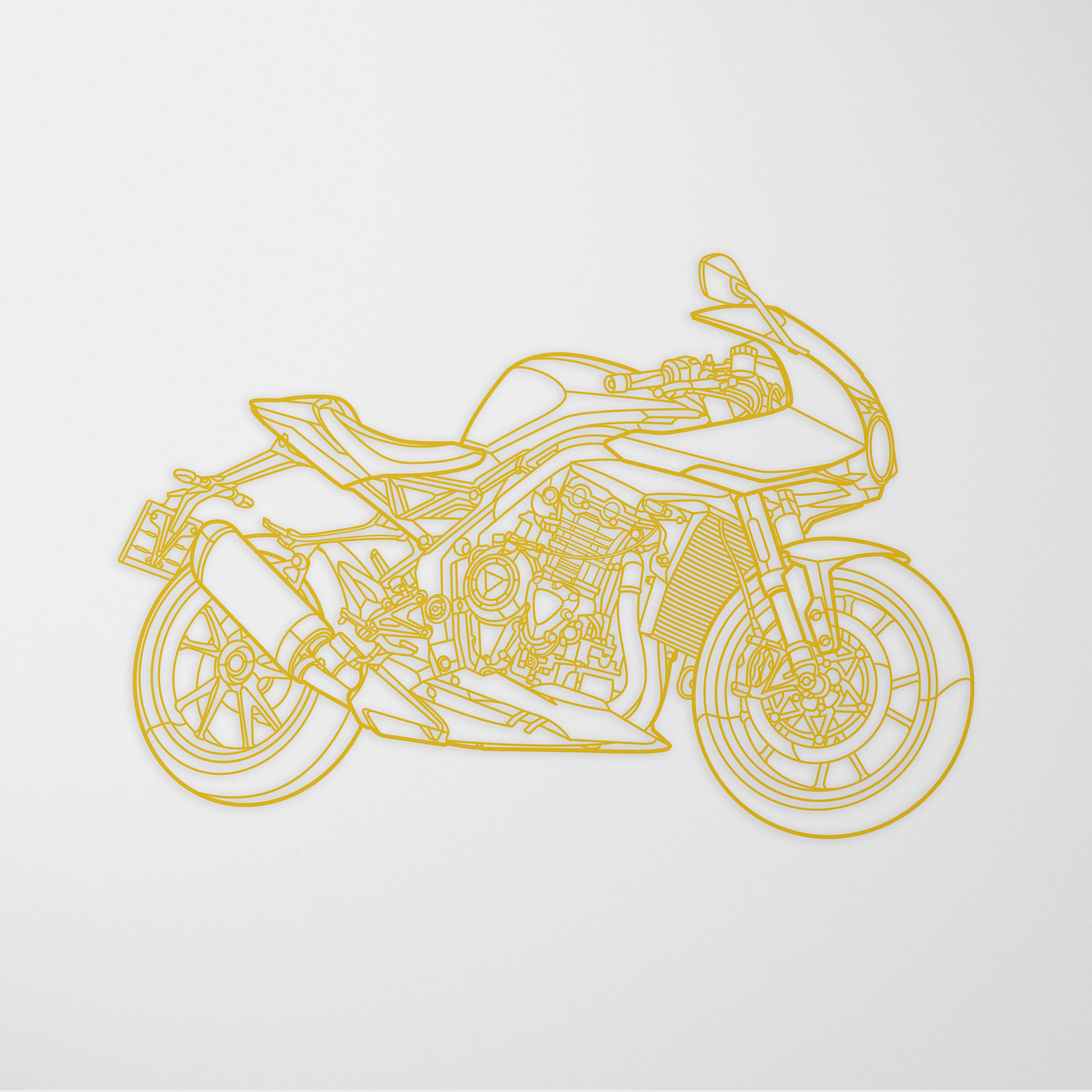 Custom Motorcycle Metal Art - Precision-Cut & Designed by Hand