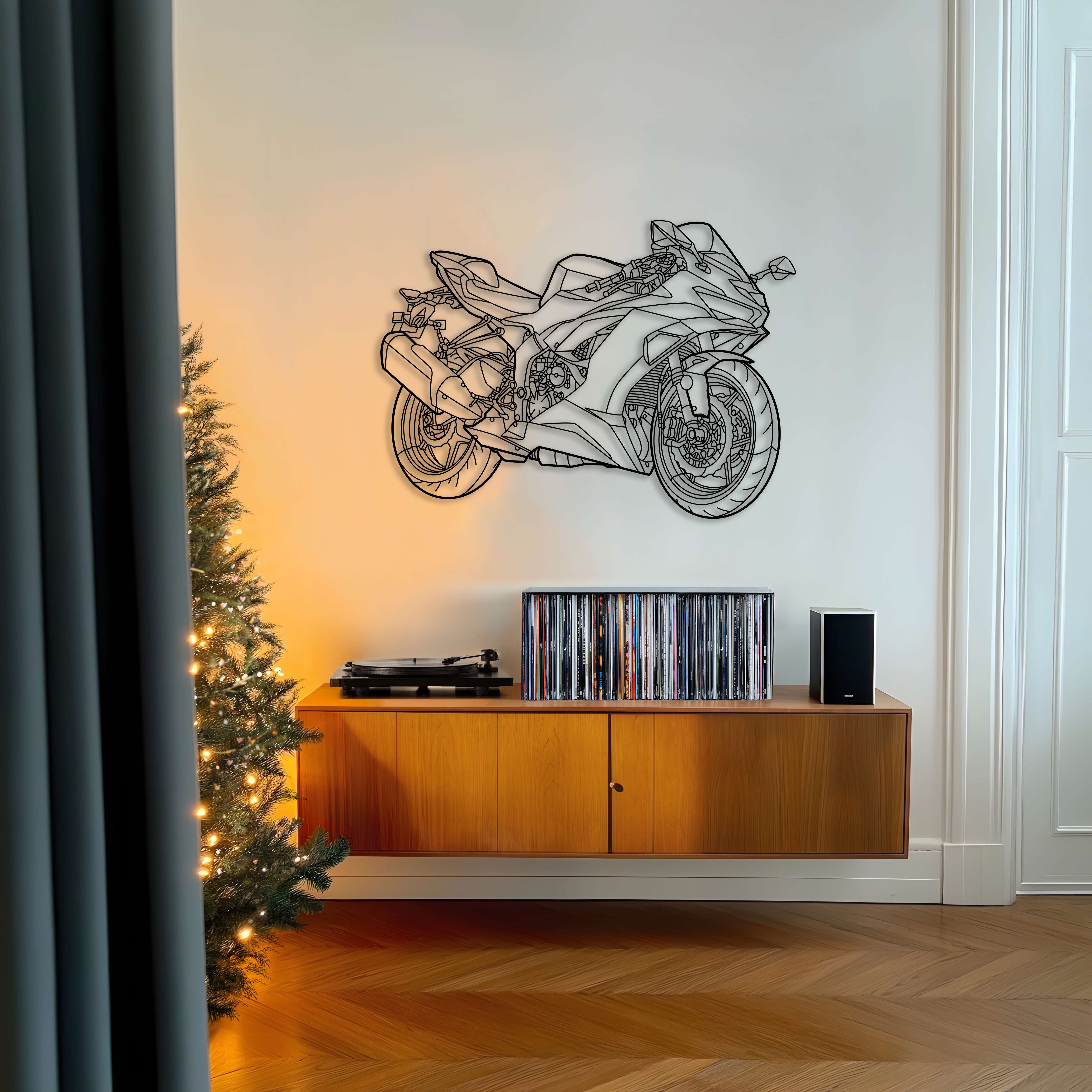 Custom Motorcycle Metal Art - Precision-Cut & Designed by Hand