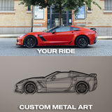Custom Car Metal Art - Precision-Cut & Designed by Hand