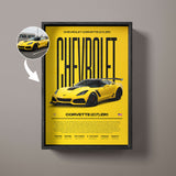 Modern Custom Car Poster – Artist Handmade