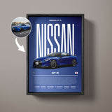 Modern Custom Car Poster – Artist Handmade