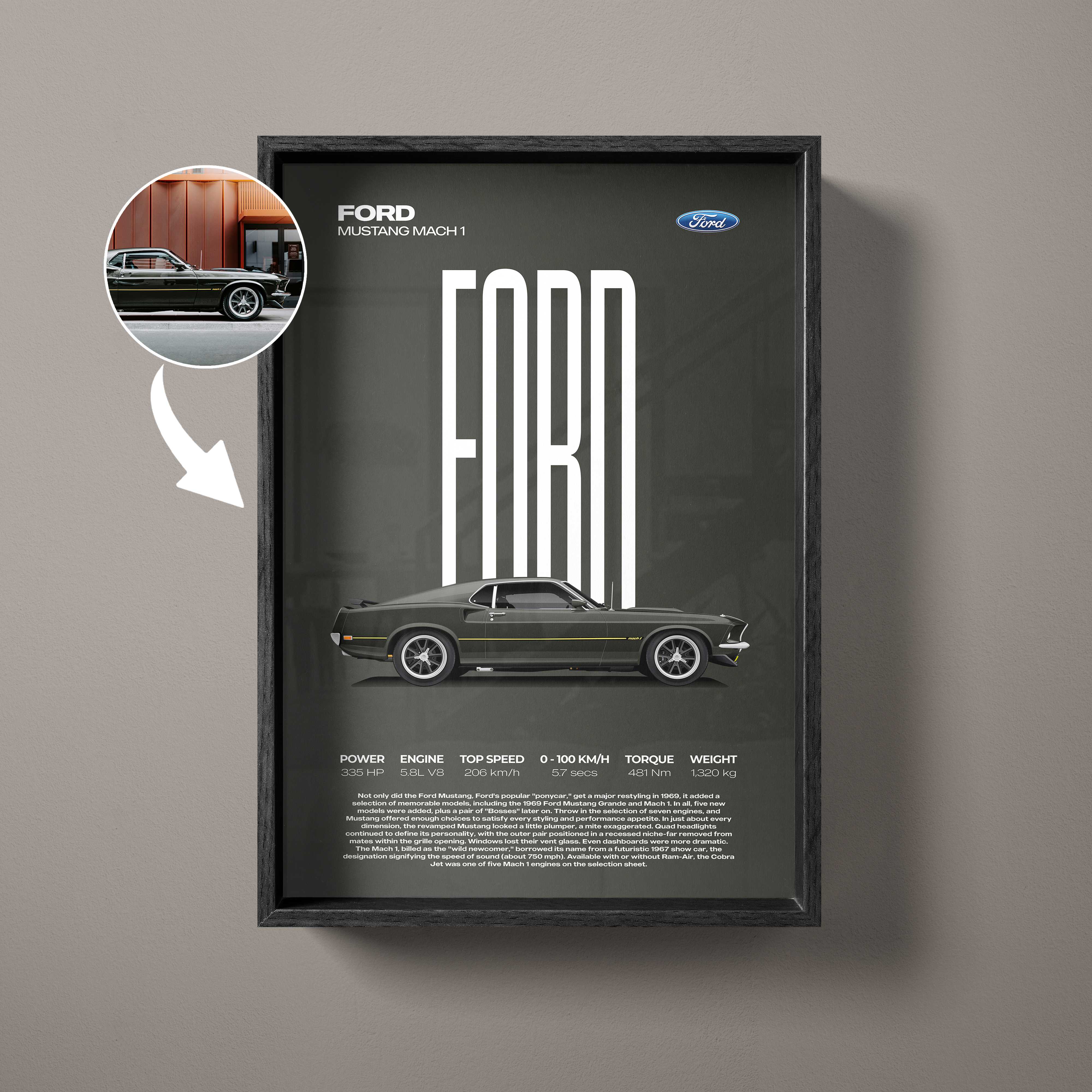 Custom Car Illustration Artwork – Artist Handmade