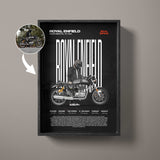 Custom Motorcycle Illustration Artwork – Artist Handmade