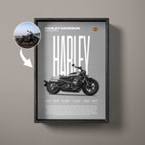 Custom Motorcycle Illustration Artwork – Artist Handmade