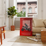 Custom Motorcycle Illustration Artwork – Artist Handmade