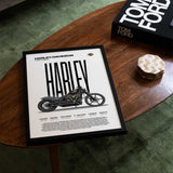 Custom Motorcycle Illustration Artwork – Artist Handmade